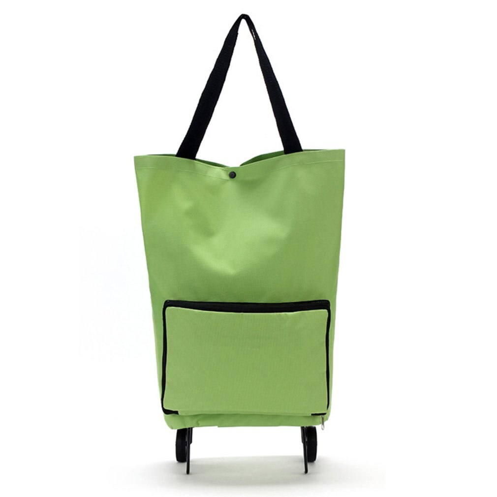 Shopping Trolley Bag Portable Folable Tote bag Shopping Cart Grocery Bags with Wheels Rolling Grocery Cart Shopping Organizer