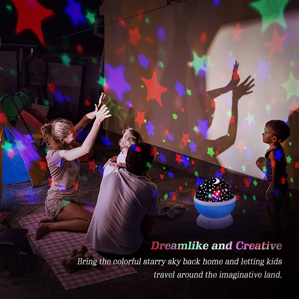 LED Star Projector Planetarium Projector Kids Room Decoration Starry Night Lamp Galaxy Light Luminaria Original Home Planetarium