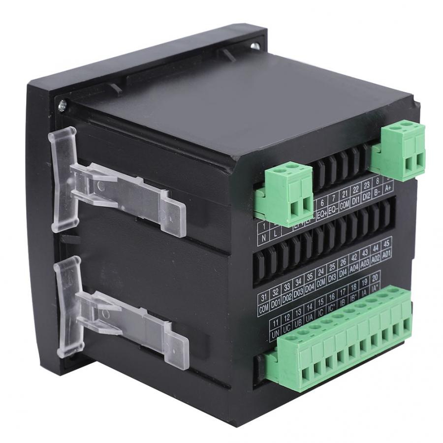 3-fase multifuncional segmento lcd/led digital eletricidade volt medidor de energia rs485 comunicação 220 v volt medidor de energia