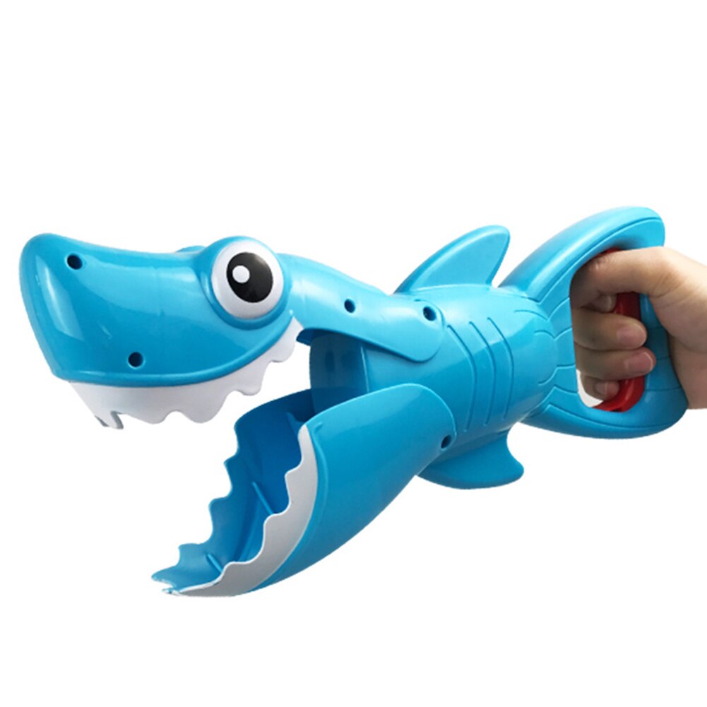 jouet de bain requin Grabber pour garçons et filles requin bleu avec dents avec 4 jouets interactifs de bain jouets d'eau de pêche en salle