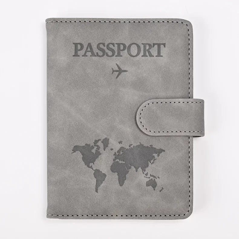 Fundas para pasaporte para hombre y mujer, porta pasaporte con estampado de letras, Clips para billetes de vuelo, tarjetero para tarjetas de crédito bancarias, organizador de viaje para pasaporte