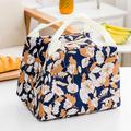 Leisure Vrouwen Draagbare Kleine Lunch Tas Canvas Streep Geïsoleerd Koeltassen Thermische Voedsel Picknick Lunch Zakken Kinderen Lunchbox Tas tot: G