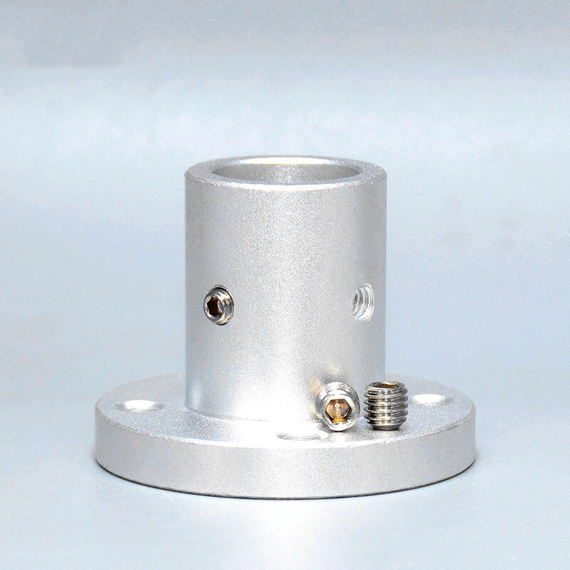 Aluminum Shaft Supports Flange Round Flanged Mount with Thick Sleeve dia3/4/5/6/8/10/12 in stock