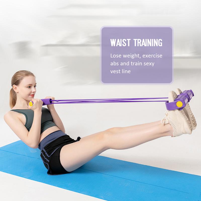 Multi-Function Premium Tension Rope Ankle Pulerl Exercise Fitness Equipment EW