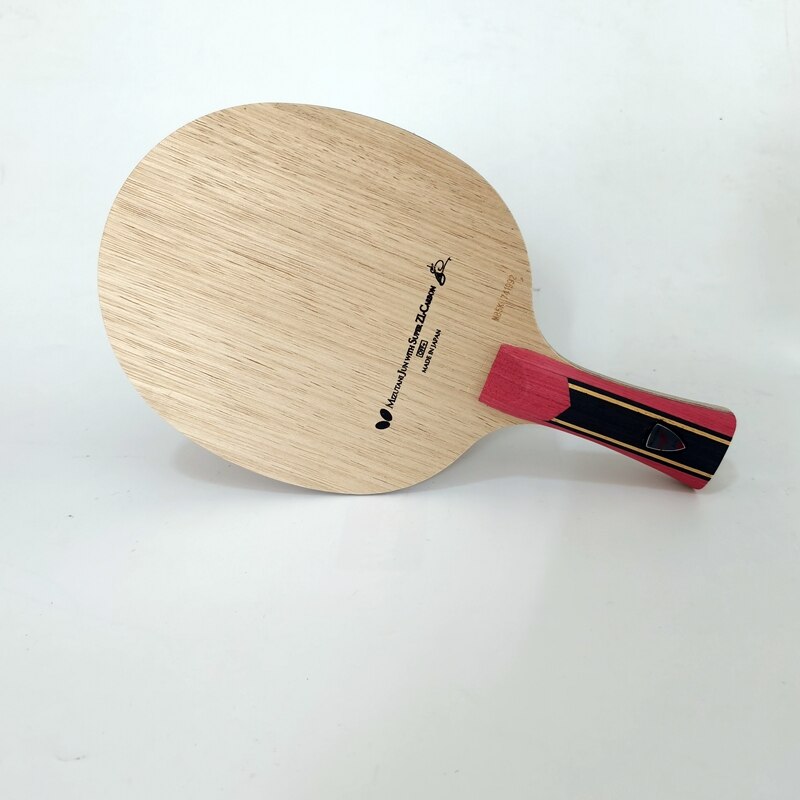 ALC ZLC Table Tennis Blade Offensive FL Handle Shake Hold Arylate Carbon Fiber Ping Pong Bat: Burgundy