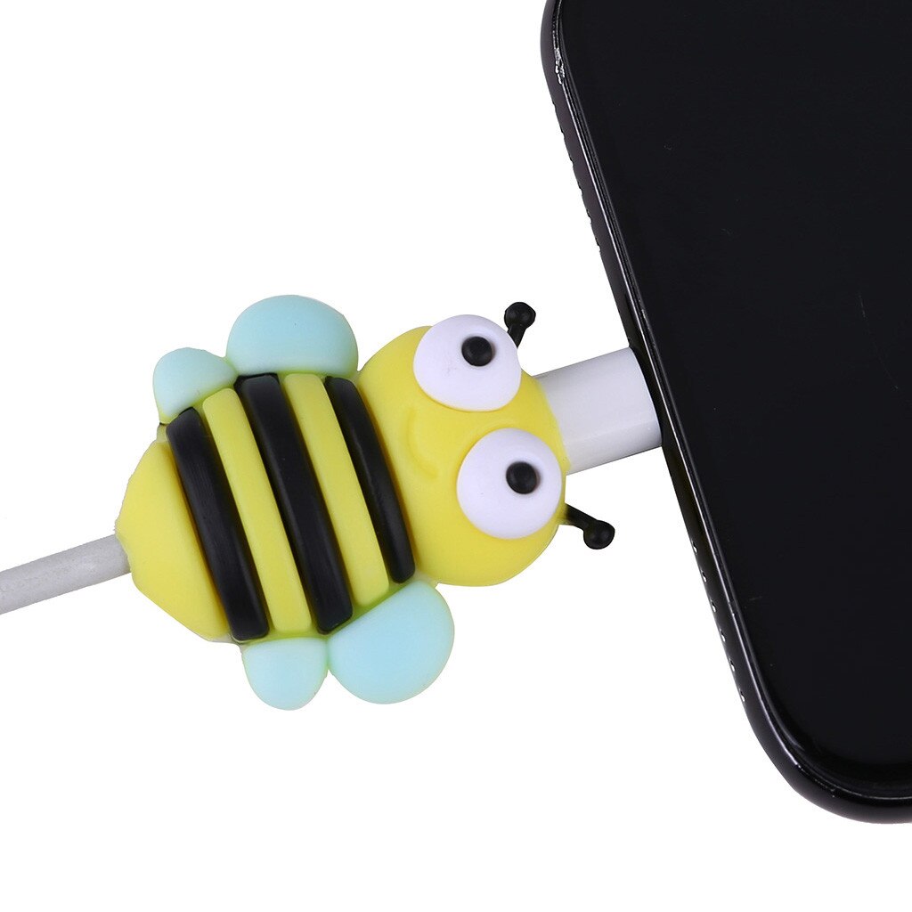 Mnycxen Kabel Linie Beißen für Iphone schnur Tier Zubehör Schützt Niedlich Schutz Kabel Tier Beißen Kabel Wickler Veranstalter z70: L