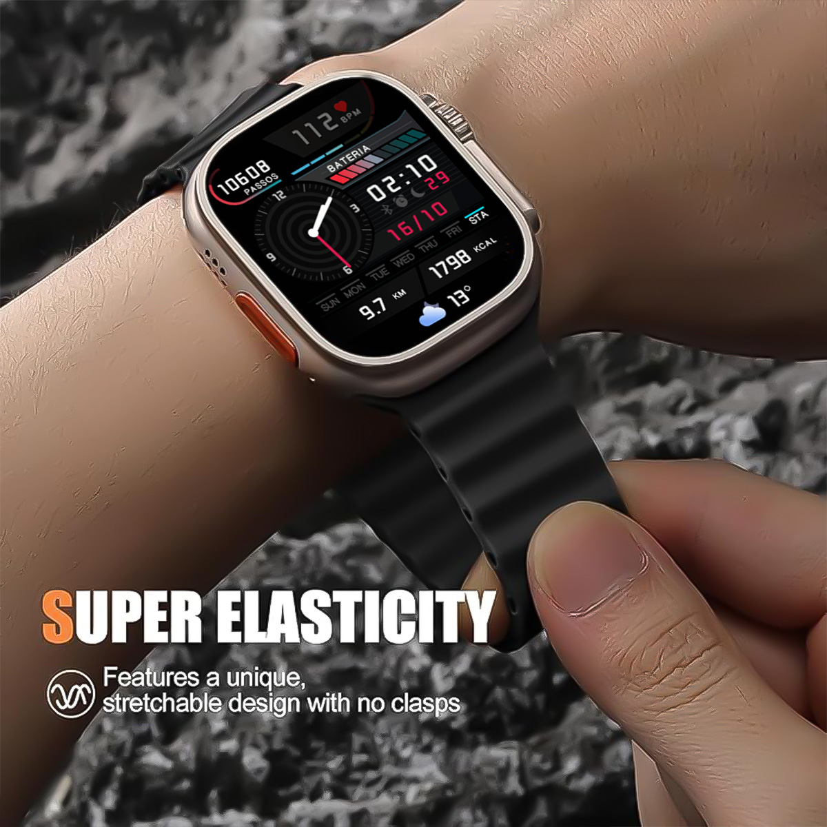 Cinturino per Mela guarda ultra gruppo musicale 49mm 44 45 41 42 46 40mm 38mm 44 45 mm 1:1 Cintura oceano originale serie iWatch 10 9 8 7 cinturini se