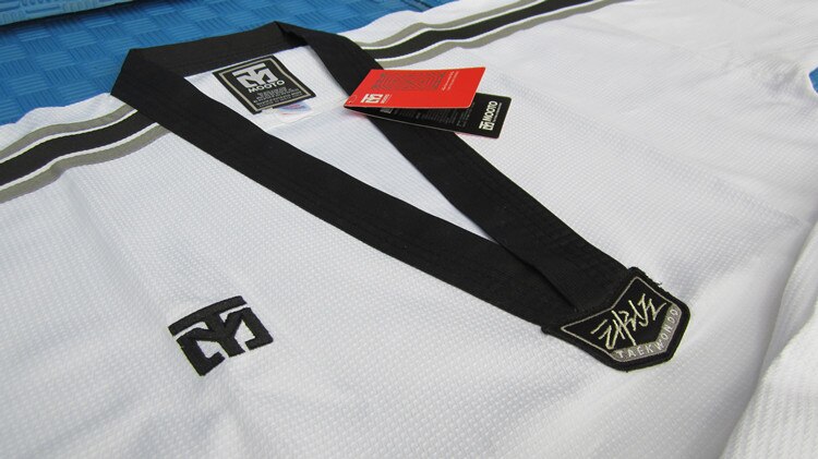 Mooto Master Taekwondo Dobok Trainers Wear Adult White Long Sleeved master uniforms taekwondo teacher uniforms