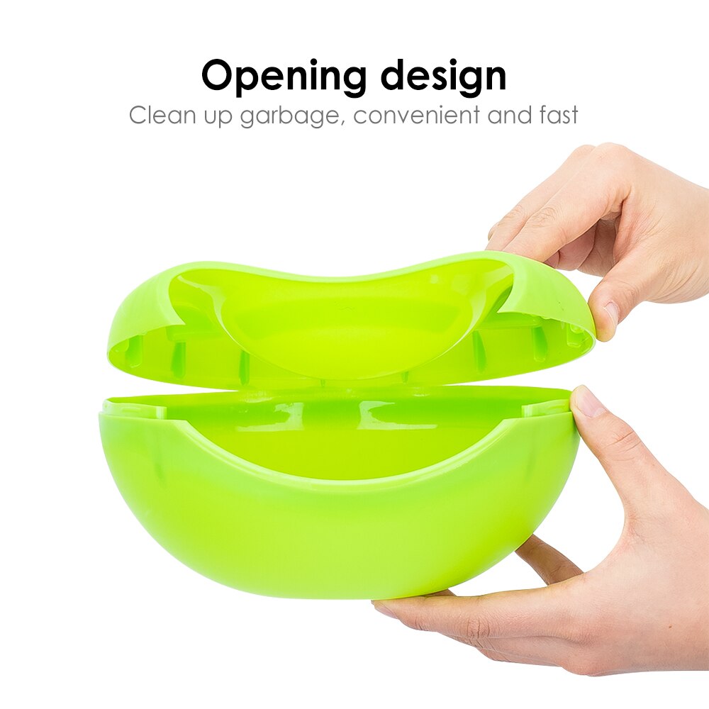 Doven snack skål plastik melon frø nødde opbevaringsbeholder med telefonholder dobbelt lag snack opbevaring boks тарелки для еды