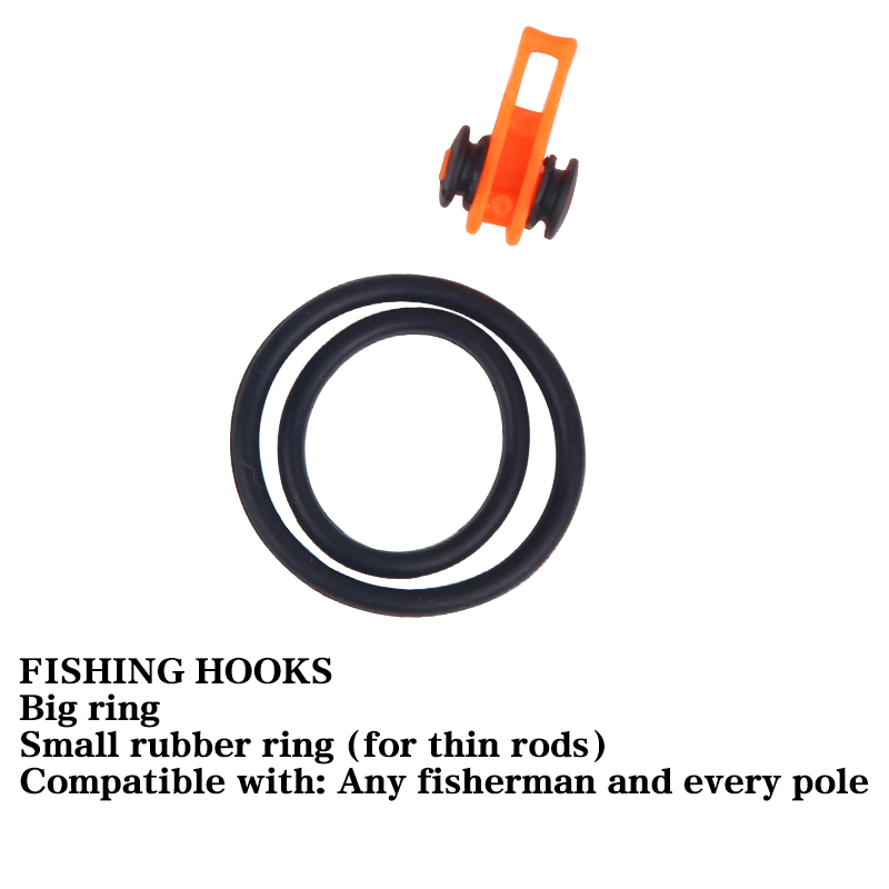 10pcs/bag Plastic Fishing Hook Secure Keeper Holder for Fishing Rod Pole Fishing Lures Bait Safety Holder Fishing Accessories