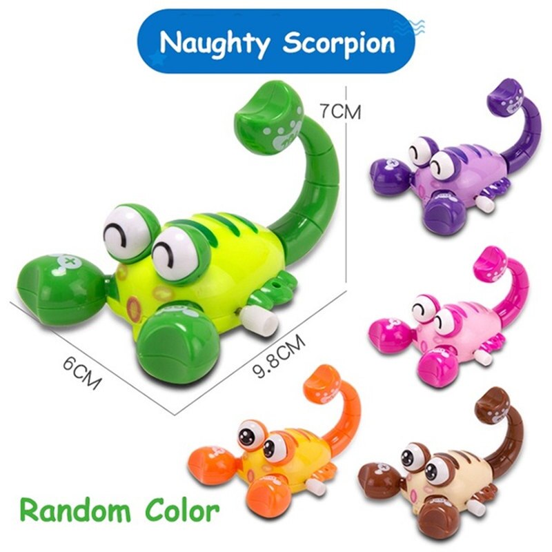 Amusing baby classic cute cartoon animal wind-up toy clockwork children's walking puppies honeybee children's educational toy: Xiezi