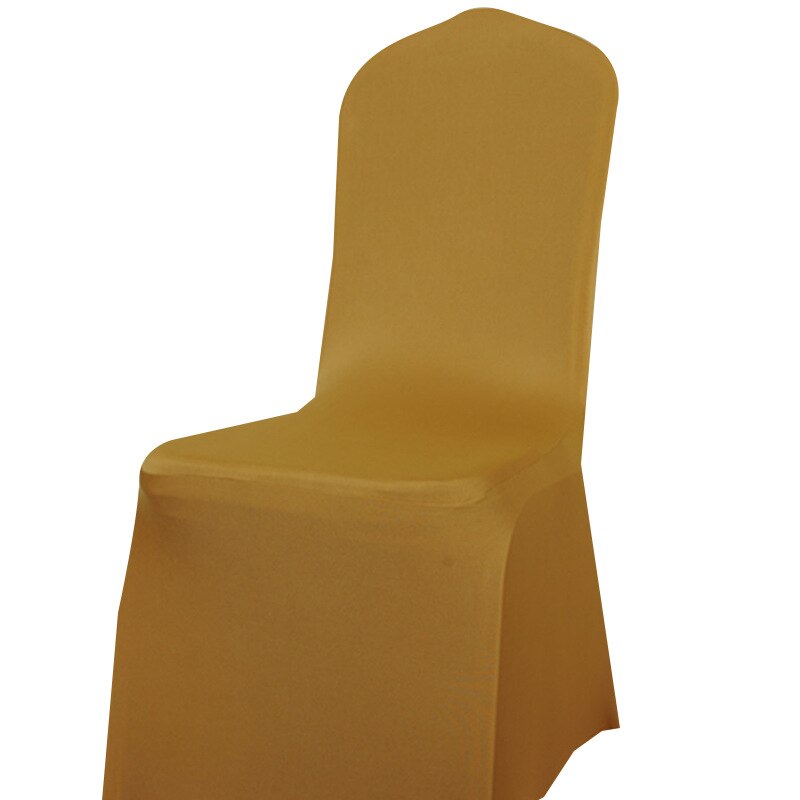 Housse de chaise élastique de couleur unie, pour Banquet, mariage, hôtel, maison, décor de maison: 10