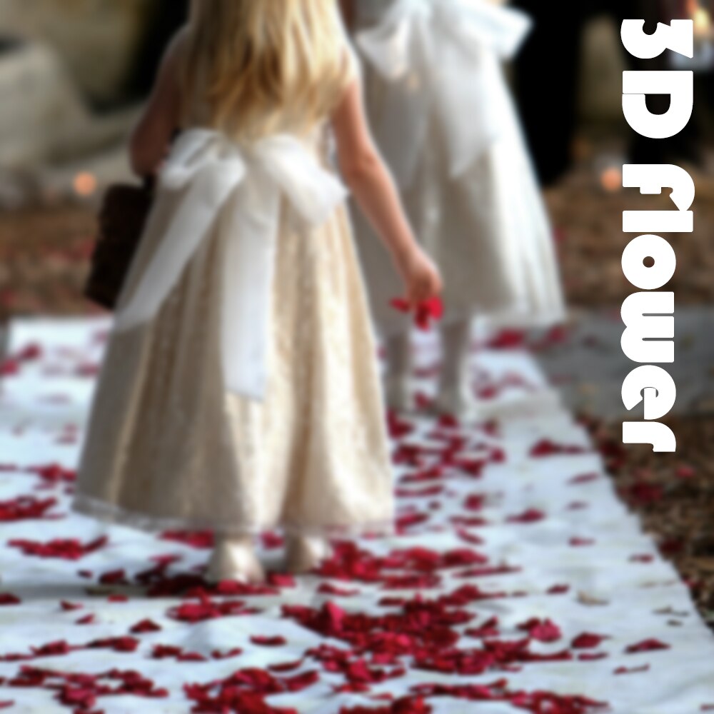 100 stuks 3d bloemen spons zoete liefde hart gooien rozenblaadjes bruiloft feest romantische tafeldecoratie bruiloft feest benodigdheden