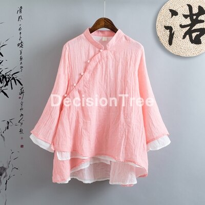 ladies women chinese traditional top qipao shirt cheongsam blouse traditional chinese cheongsam blouse for women: color8