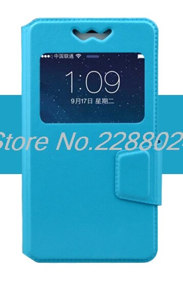 universal holster pu Leathe phone Case for Doogee F7 Pro T6 X6 Pro X6 Kissme DG580 F5 Y100 Plus HOMTOM HT6 S6000 T6 pro Y6: blue