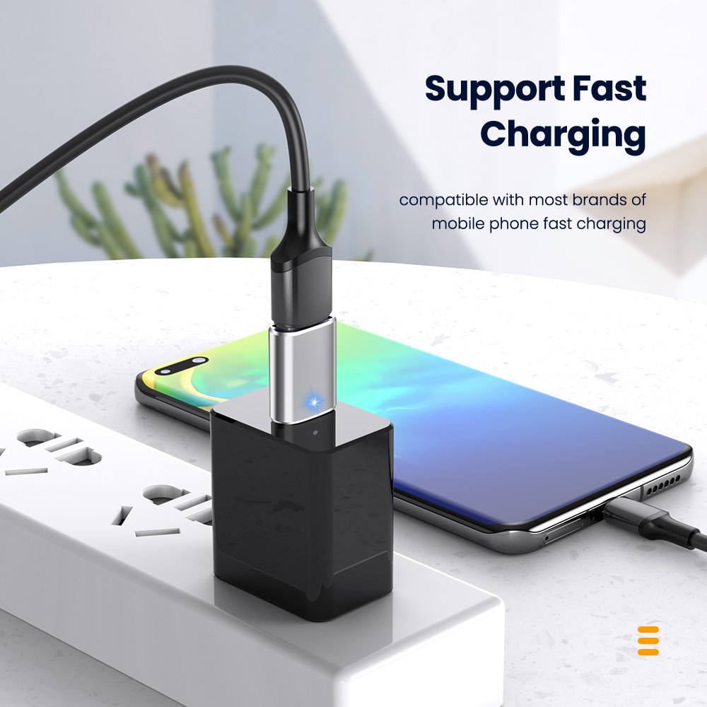 Elough OTG USB C Adapter USB 3.0 To Type C For Xiaomi Samsung USB type C Male To Micro USB Female Converter USBC OTG Connector
