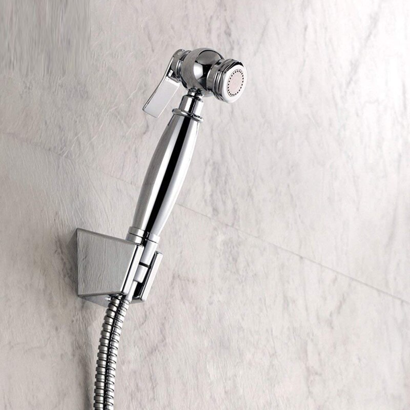 SUS304 stainless steel hand-held shower head bracket fixed base adjustable bathroom shower accessories