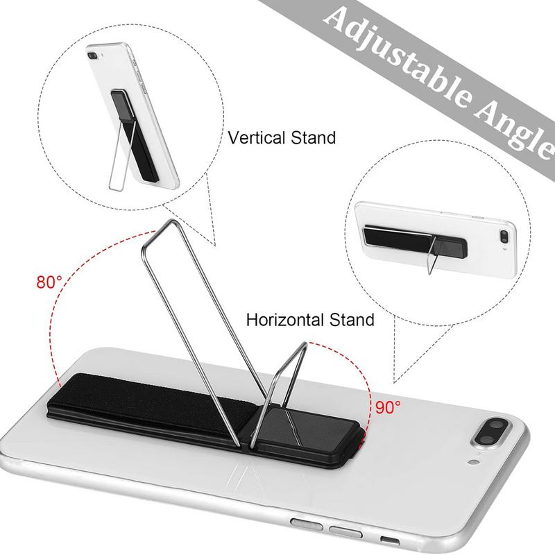 Universal Cellphone Finger Kickstand Mobile Phone Finger Strap Grip Phone ABS Wristband Holder Grip Telescopic Holder #W0