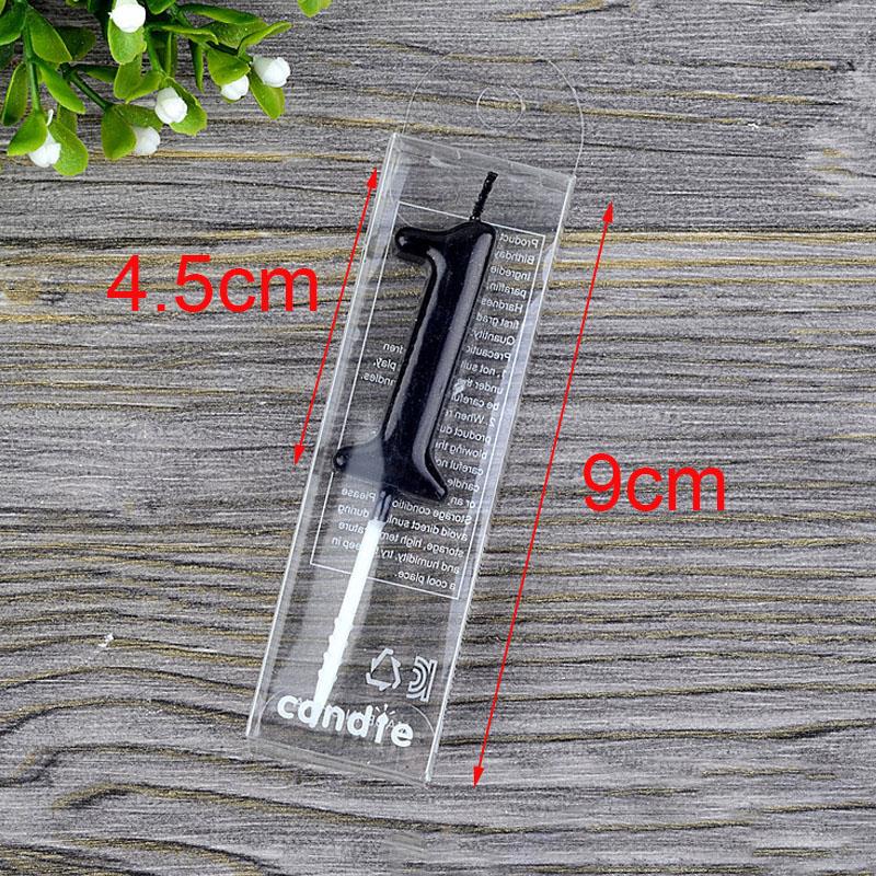 1 2 3 4 5 6 7 8 9 0 Velas de cumpleaños de color negro Velas de cumpleaños para niños para suministros de de pastel Decoración Velas de pastel: Uva