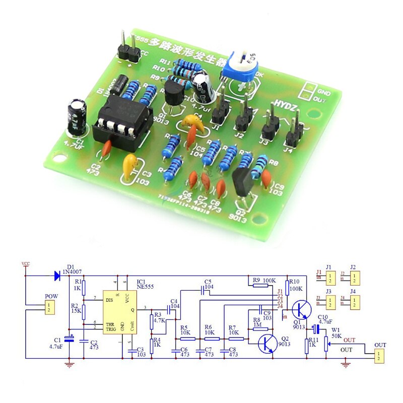 / Generator Generator Module / Generator Multi- Waveform Signal Generator DIY Kit