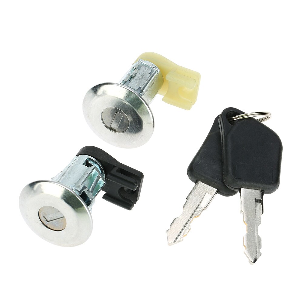 Pair of Front Door Lock Barrels Set with Keys for Peugeot 106 MK2 1997-2004 205 405