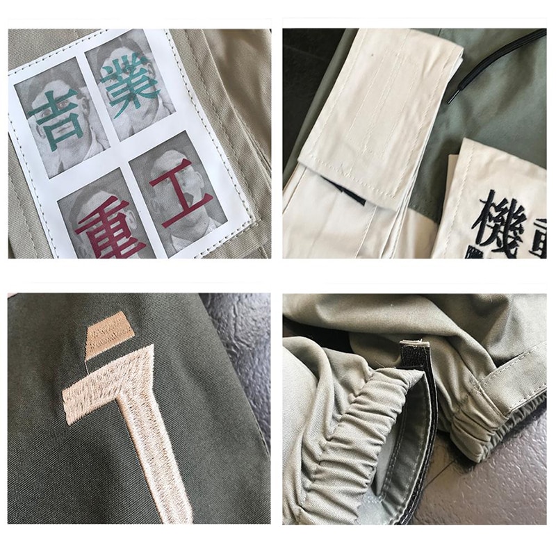 Ropa para hombre, pantalones Cargo con bolsillos de almazuela, pantalones de chándal Harajuku Hip Hop para hombre, pantalones de pista corredores para hombre, ropa de calle michalova