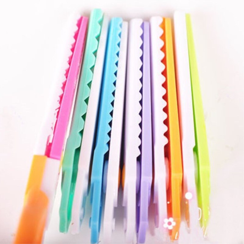 FAI DA TE Carino Kawaii di Colore Della Caramella di Plastica Forbici Per Taglierina di Carta Scrapbooking Bambini di Scuola Forniture per Ufficio di Cancelleria Coreano
