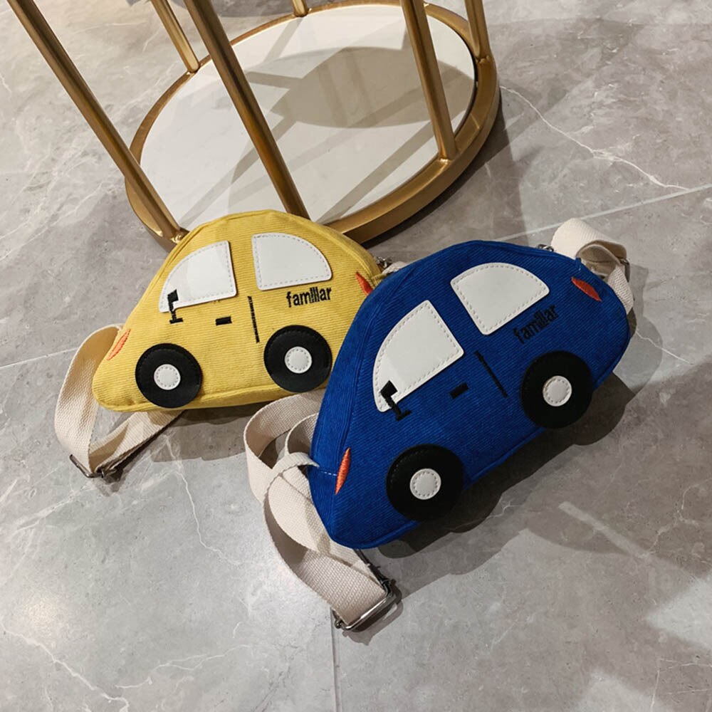 3d crianças mini bolsas forma do carro sacos de ombro crossbody pacotes bolsas do bebê miúdo mochila para o menino da menina