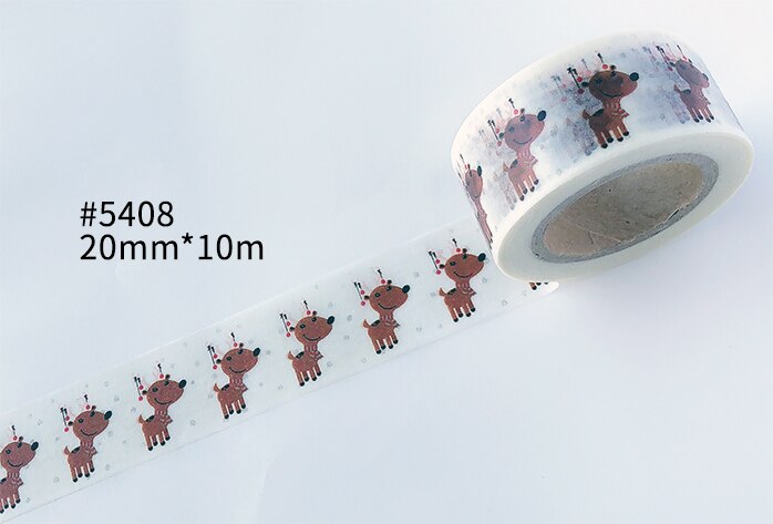 Cute Washi Tape Christmas Washi Tape Basic Pattern Washi Paper Tape DIY Paper Tape: 5408