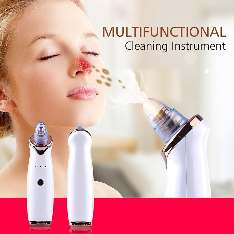 Blackhead Remover Skin Care Pore Vacuum Acne Pimple Removal Vacuum Suction Tool Facial Diamond Dermabrasion Machine Face Clean