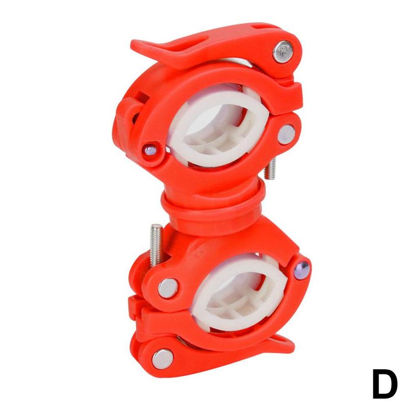 Lamp Holder Bicycle Flashlight Lamp Holder Front Lamp Mountain Holder Bike Accessorie Fixed Bike Holder Riding Bracket Equi J3d5: D