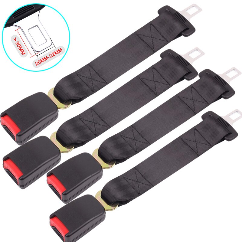 Universal Seat Belt Extender Staal Autogordel Gesp Voor 20-22Mm Tong Autogordel Clip Uitbreiding plug Gesp Seat Belt: Blauw