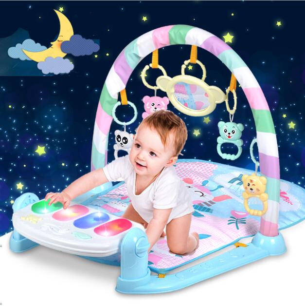 Baby Music Rack Play Mat Kid Rug Puzzle Carpet Piano Keyboard Infant Playmat Early Education Gym Crawling Game Pad Toy GYH