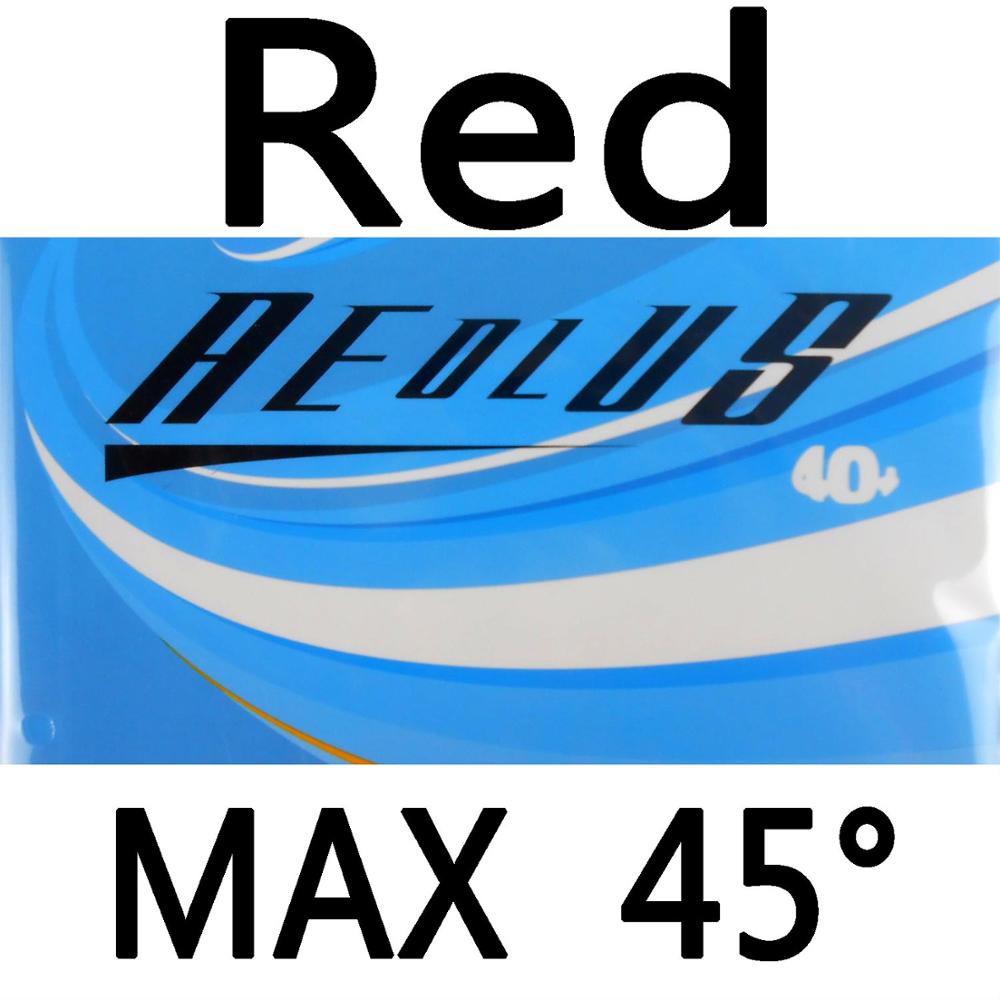 Palio Aeolus Pips-in Table Tennis Rubber with Sponge: Red MAX H45