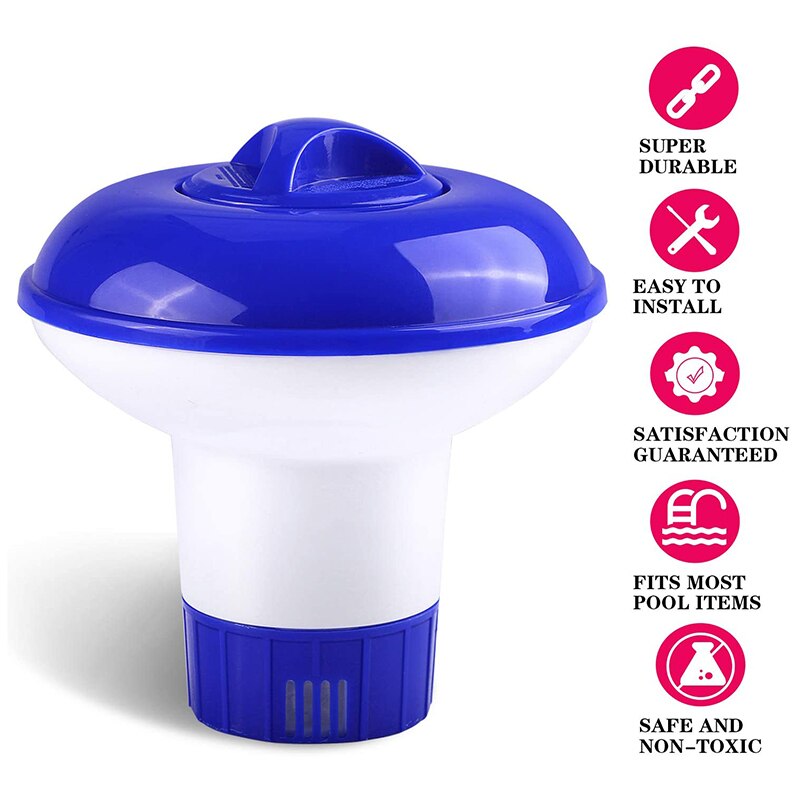 -Chlorine Diffuser, 2 Packs Of Adjustable Floating Chlorine Diffuser Floating Diffuser-for Swimming Pool