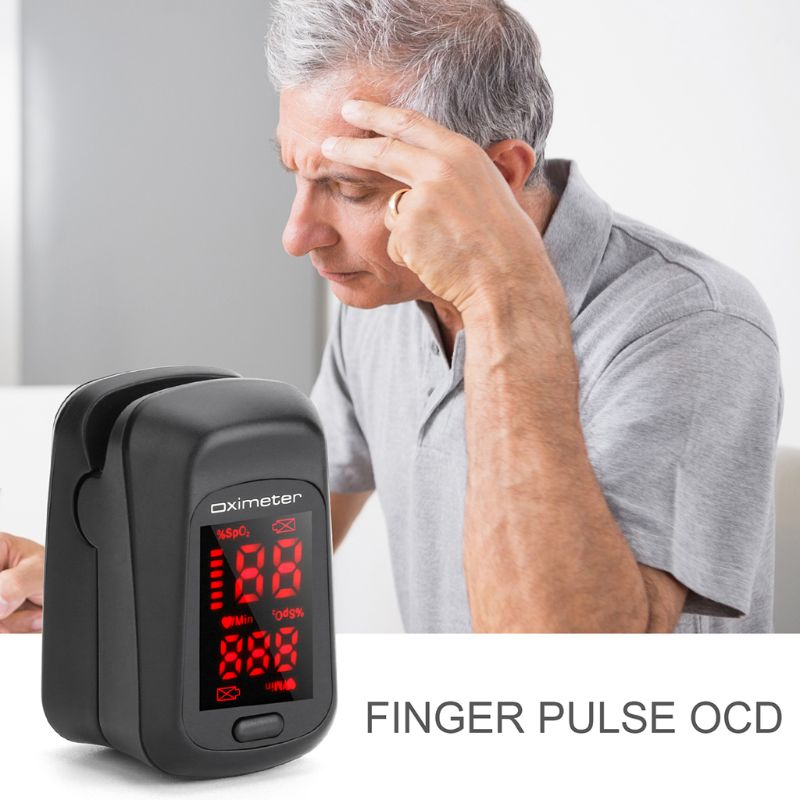 Fingertupp pluse oksymeter fingerpuls oksemonitor blod oksygen stasjon oksymeter blod oksygen måler pulsmåler