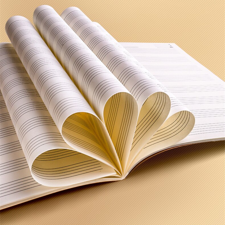 5 pcs Blank Sheet Music Manuscript Paper/Staff Paper/Musicians Notebook
