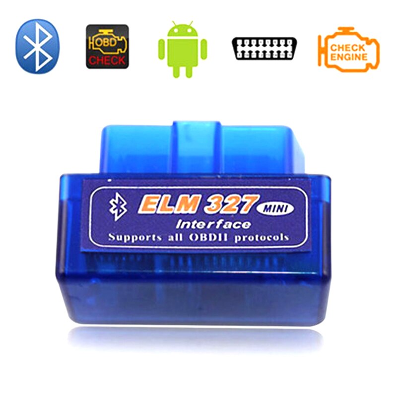 OBD2 OBD II Mini ELM327 Bluetooth Automotivo Escaner ondersteuning voor Android auto dvd