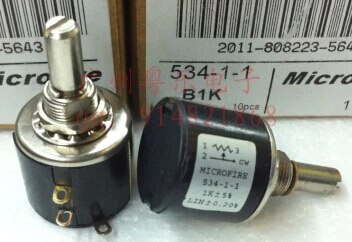 534-1-1 Precision wirewound multi-turn potentiometer 1K 2K 5K 10K 20K 50K 100k