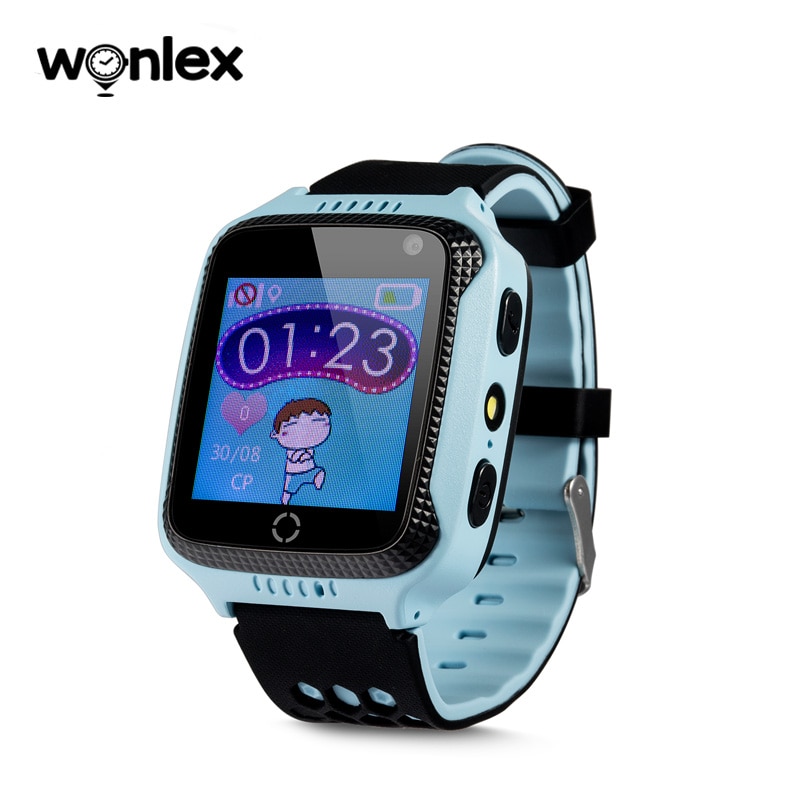 Wonlex Smart-Watch con GPS per localizzatore di posizione per bambini monitoraggio della posizione dei bambini orologio della fotocamera GW500S posizione anti-smarrimento del bambino