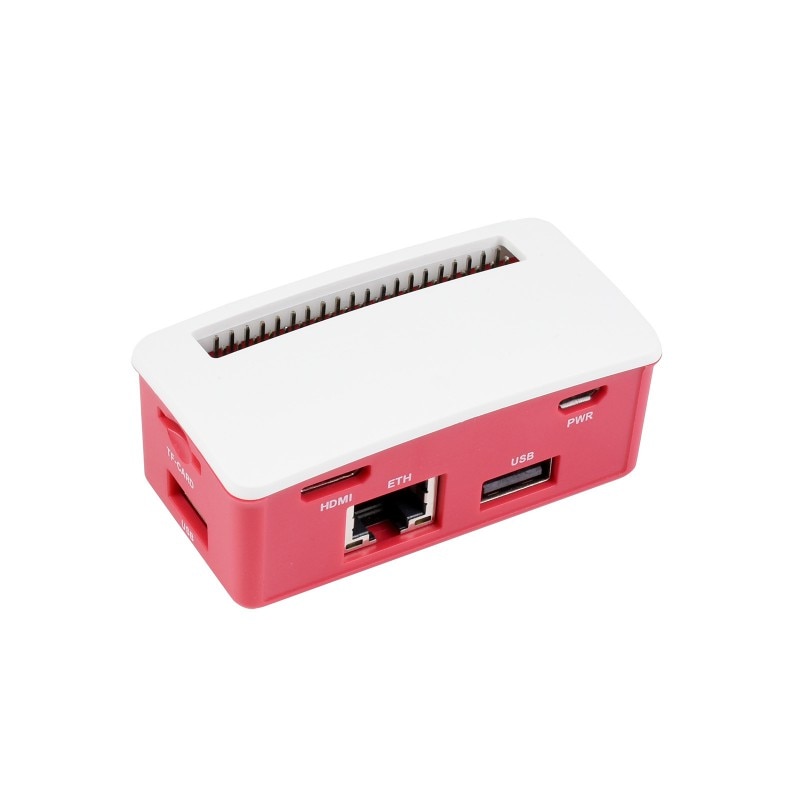 Ethernet usb hub moduuli laatikko abs kotelo raspberry pi zero 2 w /  zero w sarja , 1x rj45 ethernet portti 3x usb 2.0 porttia