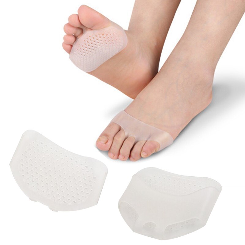 Silicone Bunion Corrector Gel Pad Stretch Nylon Hallux Valgus Protector Guard Toe Separator Orthopedic Pedicure Socks Feet Care: 1Pair style H