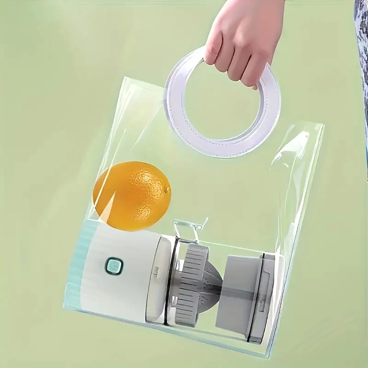1 exprimidor de cítricos USB eléctrico: máquina portátil de jugo de naranja manos libres, máquina exprimidora de cítricos compacta y eficiente.