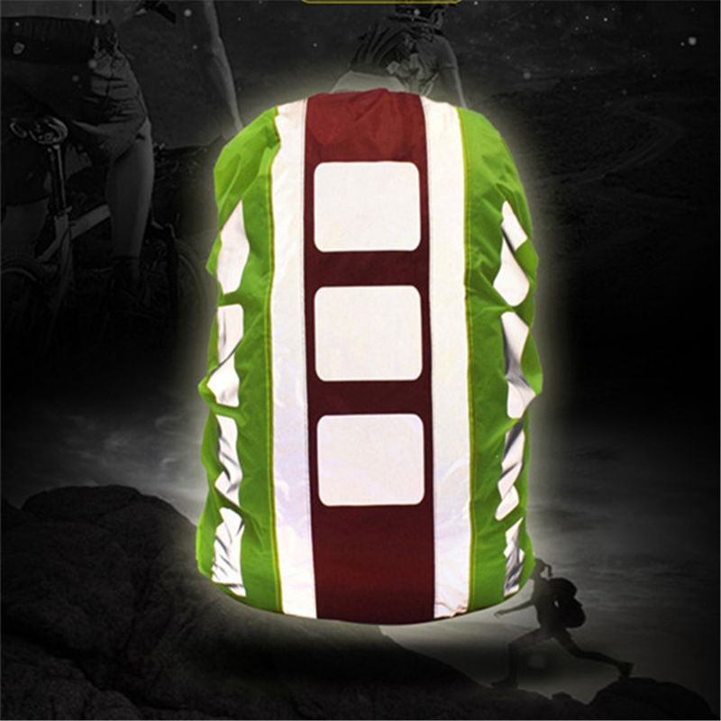 20-55L Reflective Backpack Cover Outdoor Cycling Hiking Sports Bag Waterproof Rainproof Covers Rucksack Rain Cover