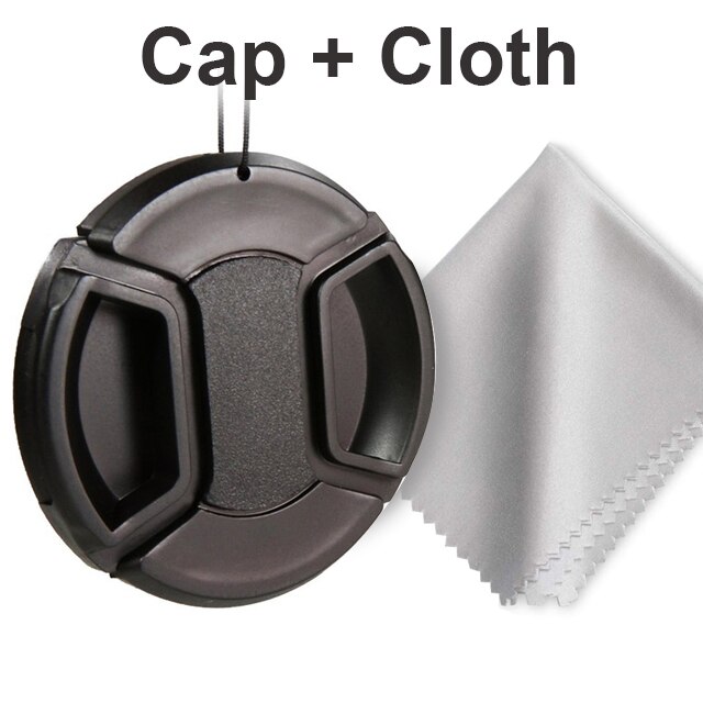 52mm Snap-On Lens Cap for Nikon AF-S 18-55mm Lens Kit D3200 D3100 D3000 D3300 D5100 D5200 D5300 D5500: light yellow