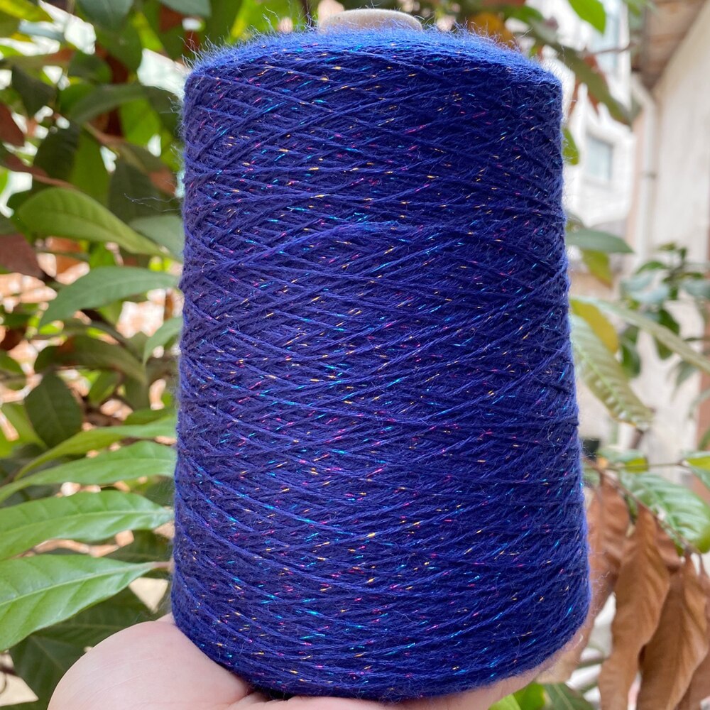Ovillo de lana para tejer, hilo de lana de colores para estambre de seda, a mano para tejer, para ganchillo de bebé, envoltura de suéter suave ZL35, 500g