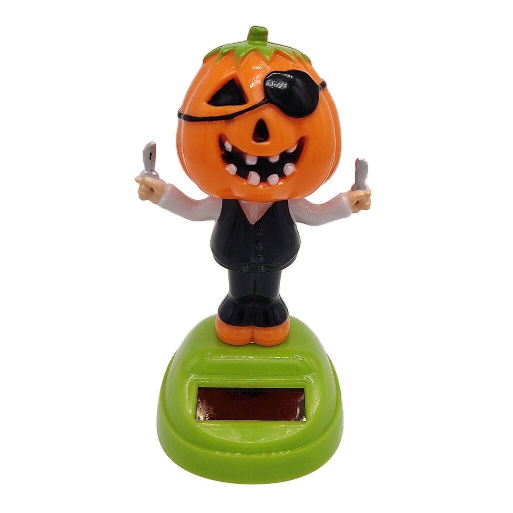 Solar- angetrieben Tanzen Halloween Kürbis Figuren Hause Auto Dekor Ornament Gerät Spielzeug