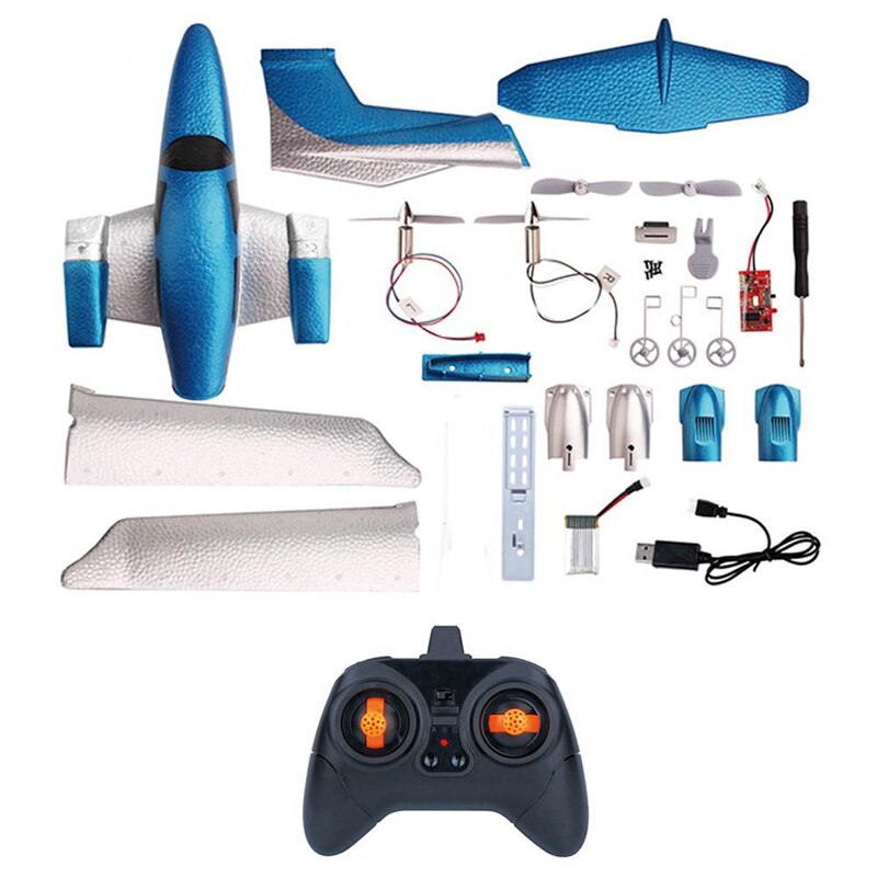 Diy rc-vliegtuig epp-materiaal rc-zweefvliegtuig met afstandsbediening rc-drones voor buitengebruik beste speelgoed voor een verjaardag van een kind