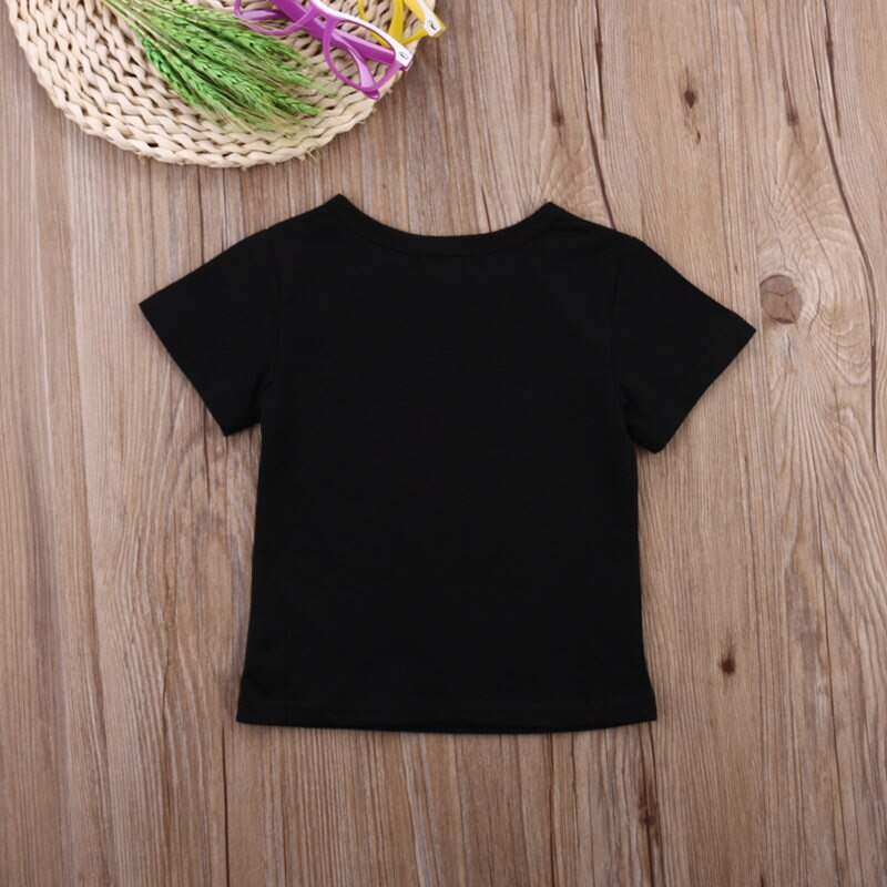 Pasgeboren Baby Baby Jongens Brief Gedrukt Korte Mouw T-shirt Baby 'S Jongen Zomer Casual Kleding Tee 0-24 M Kleding top