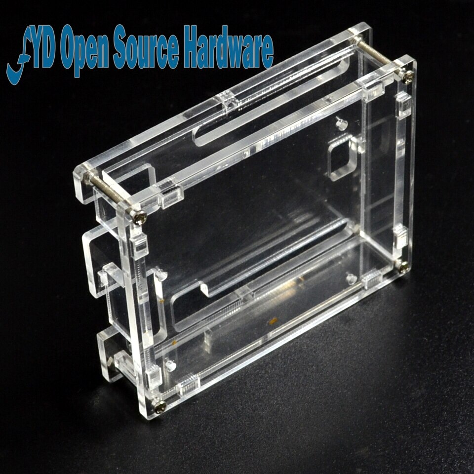 1 sæt uno  r3 shell akryl klar kasse kabinet gennemsigtig kasse shell til uno  r3 board modul